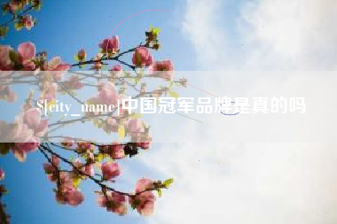 北海中国冠军品牌是真的吗