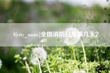 北海全国消防日是第几天？