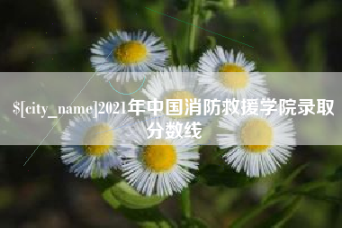 北海2021年中国消防救援学院录取分数线