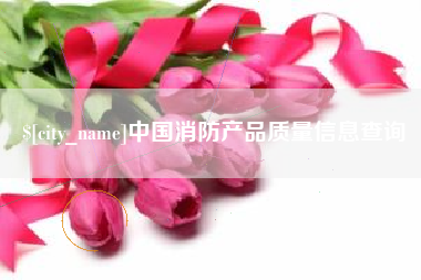 北海中国消防产品质量信息查询