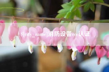 北海消防设备ccc认证
