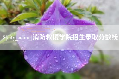 北海消防救援学院招生录取分数线