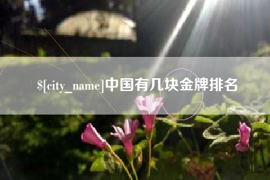 北海中国有几块金牌排名