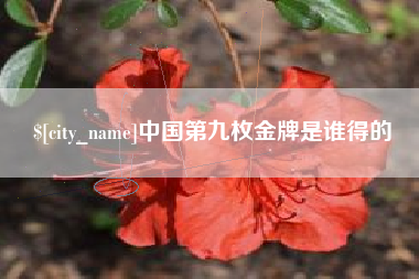 北海中国第九枚金牌是谁得的