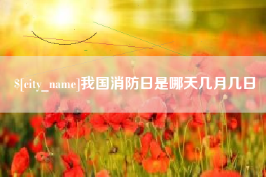 北海我国消防日是哪天几月几日
