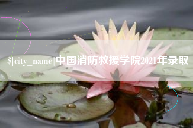 北海中国消防救援学院2021年录取
