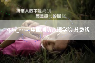 北海中国消防救援学院 分数线