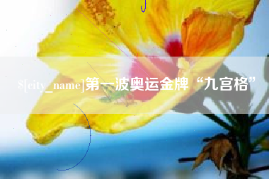 北海第一波奥运金牌“九宫格”