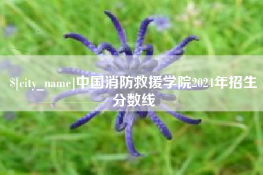 北海中国消防救援学院2024年招生分数线