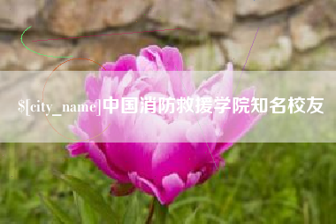 北海中国消防救援学院知名校友