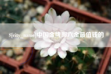 北海中国金牌哪六金最值钱的