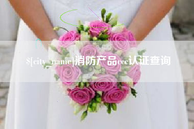 北海消防产品ccc认证查询