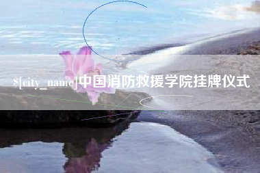 北海中国消防救援学院挂牌仪式