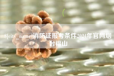 北海消防证报考条件2024年官网烟台福山